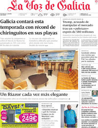 Portada La Voz de Galicia 2026-03-25