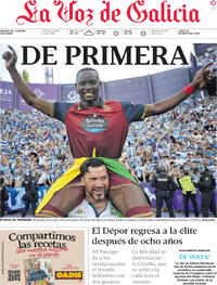 Portada La Voz de Galicia 2026-05-25