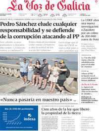 Portada La Voz de Galicia 2026-06-25