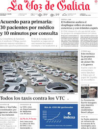 Portada La Voz de Galicia 2026-03-26