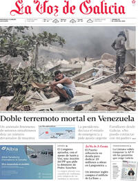 Portada La Voz de Galicia 2026-06-26