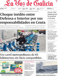 Portada La Voz de Galicia 2026-08-26