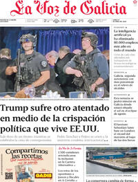 Portada La Voz de Galicia 2026-04-27