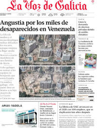 Portada La Voz de Galicia 2026-06-27