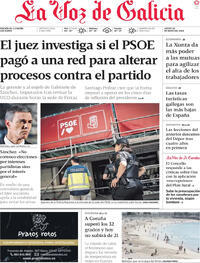 Portada La Voz de Galicia 2026-05-28