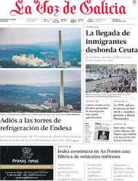 Portada La Voz de Galicia 2026-07-31