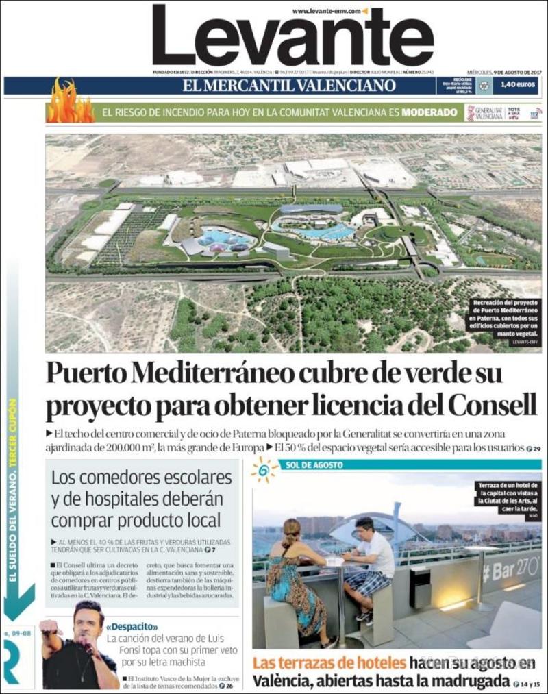 Portada Faro de Vigo 2017-08-09
