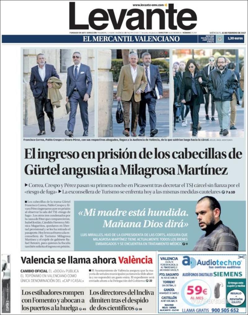 Portada Faro de Vigo 2017-02-15