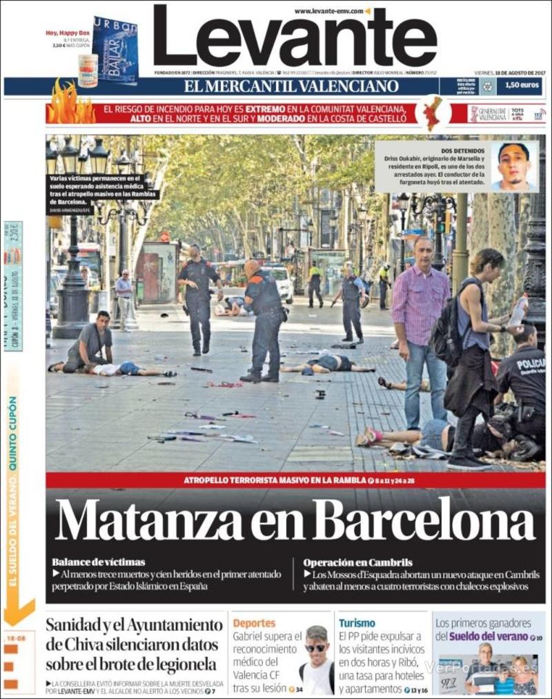 Portada Faro de Vigo 2017-08-18