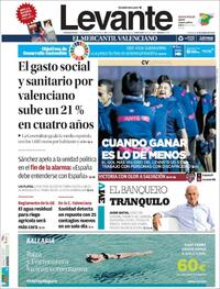 Portada Levante 2020-06-21