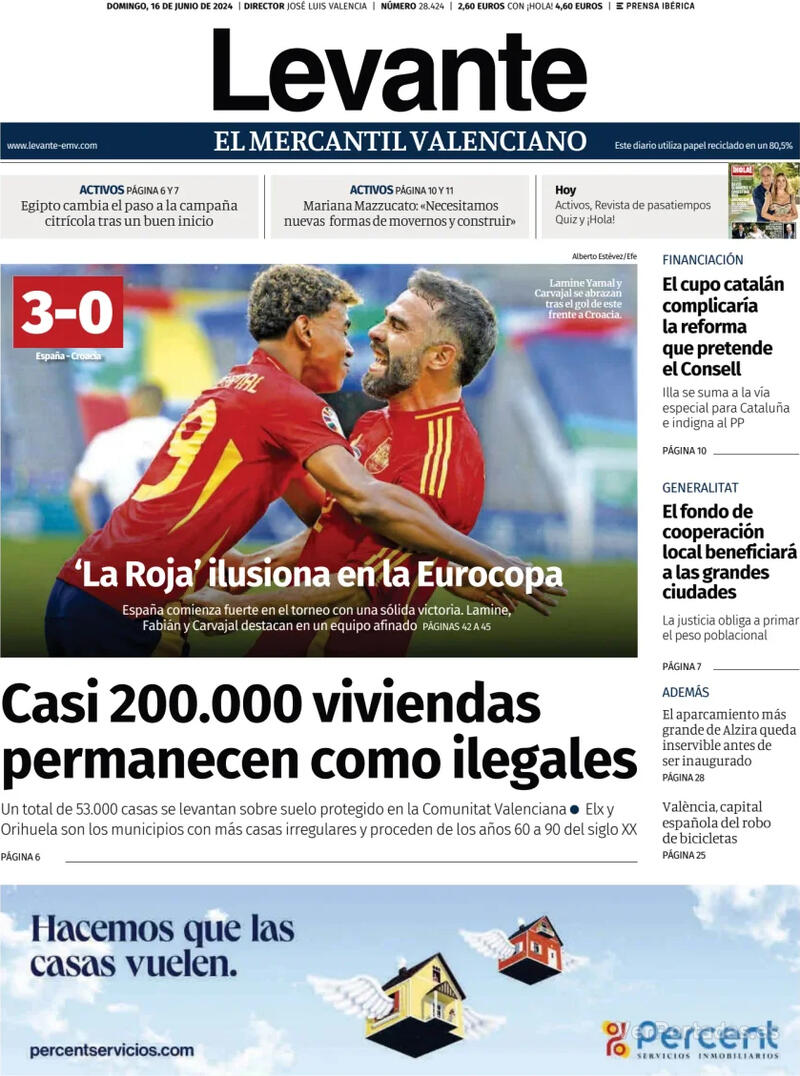 Portada Faro de Vigo 2024-06-16