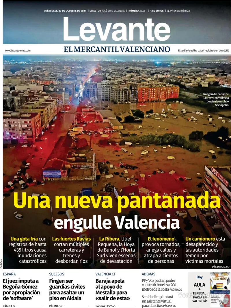 Portada Faro de Vigo 2024-10-30