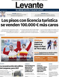 Portada Levante 2024-08-08