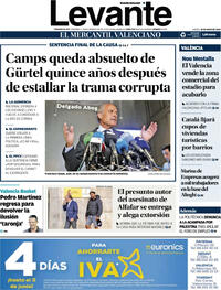 Portada Levante 2024-05-30