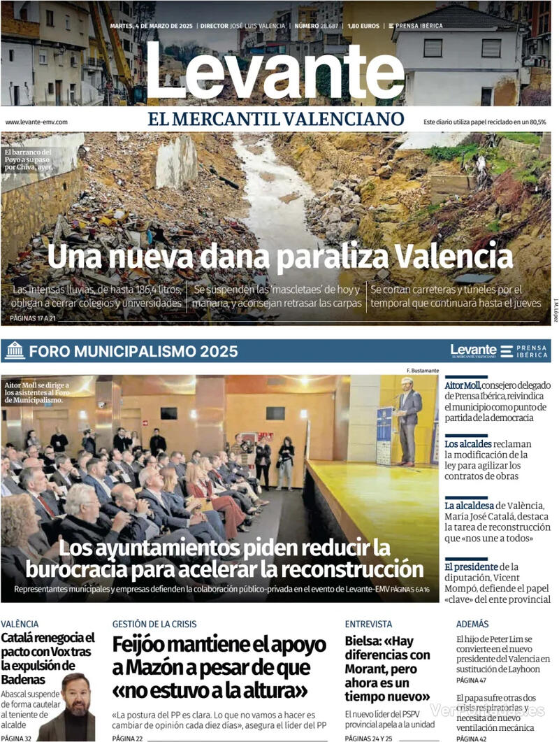 Portada Faro de Vigo 2025-03-04