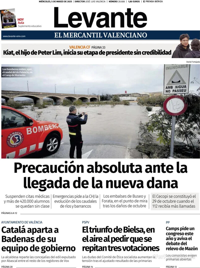 Portada Faro de Vigo 2025-03-05