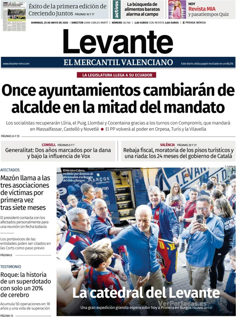 Portada Faro de Vigo 2025-05-25