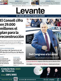 Portada Levante 2025-07-01