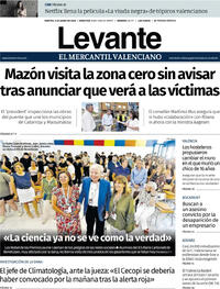 Portada periódico Levante