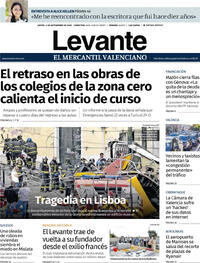 Portada Levante 2025-09-04