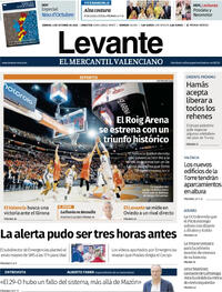 Portada Levante 2025-10-04