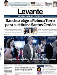 Portada periódico Levante