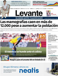Portada Levante 2025-10-05