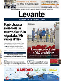 Portada Levante 2025-12-06