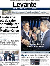 Portada periódico Levante