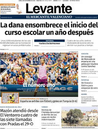 Portada Levante 2025-09-08