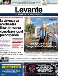 Portada Levante 2025-10-08