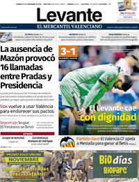 Portada Levante 2025-11-09