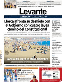 Portada Levante 2025-12-09