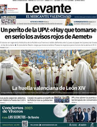 Portada periódico Levante