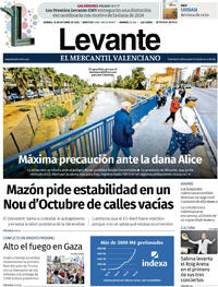Portada Levante 2025-10-10