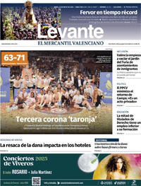 Portada periódico Levante