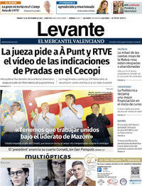 Portada Levante 2025-09-13