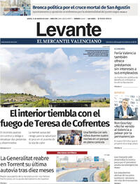 Portada Levante 2025-08-14