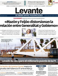 Portada Levante 2025-09-14