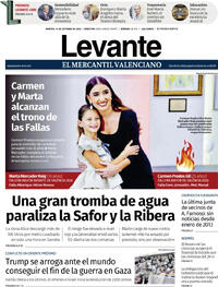 Portada Levante 2025-10-14