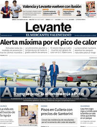 Portada Levante 2025-08-16