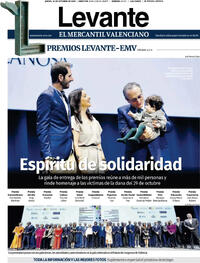 Portada Levante 2025-10-16