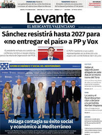 Portada periódico Levante