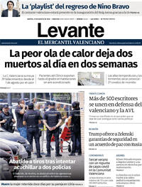 Portada Levante 2025-08-19