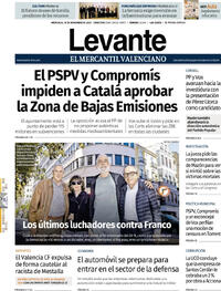 Portada Levante 2025-11-19