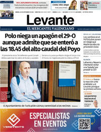 Portada Levante 2025-09-20