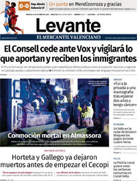 Portada Levante 2025-10-21