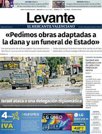 Portada periódico Levante