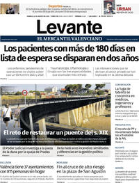 Portada Levante 2025-08-22