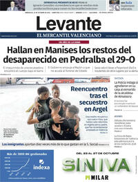 Portada Levante 2025-10-22